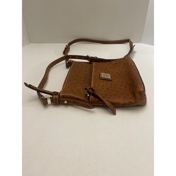 Dooney & Burke Ostrich Leather Crossbody Bag - Picture 10 of 12